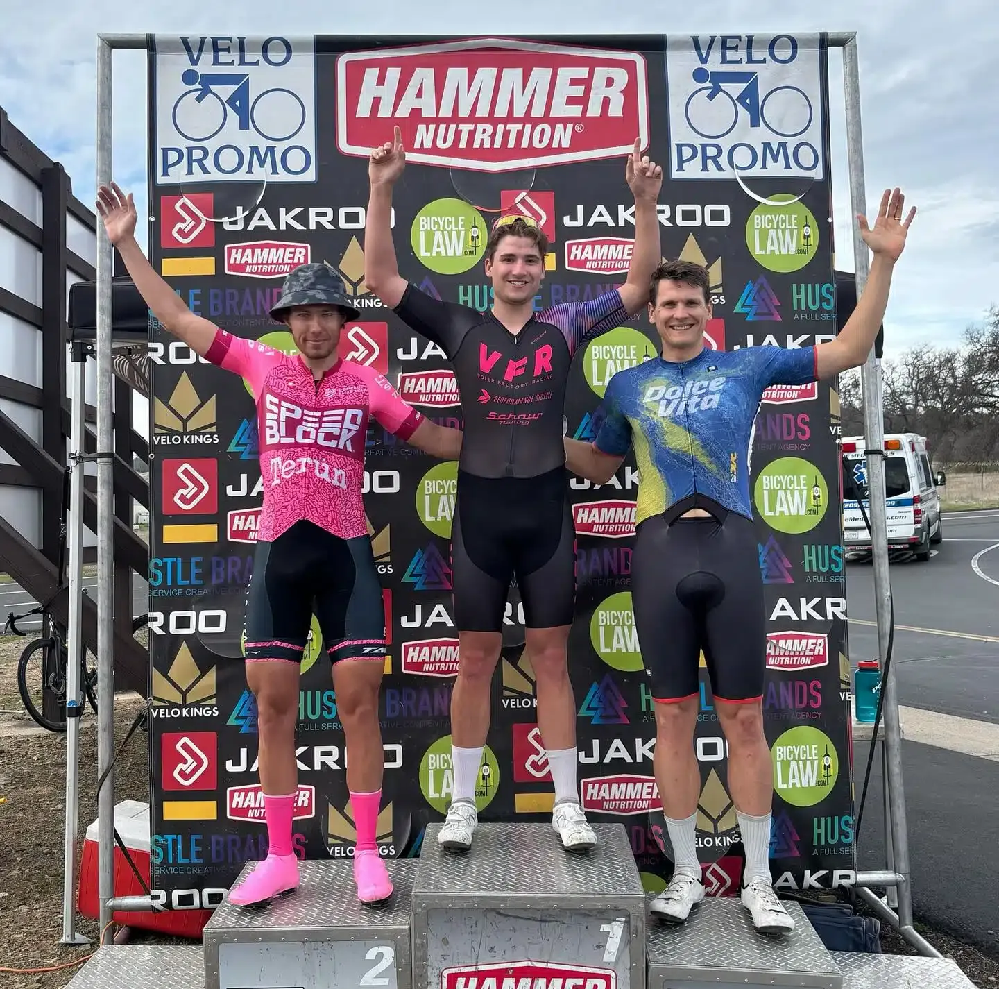 They say the power of the yellow jersey makes you ride like 10 men! 2025 DVC yellow got our boys off to a great start at the @velopromo Copper Valley Circuit Race! 
@thatbicyclelife taking home 🥇in the 35+ 3/4 race! @zac.ooi making it 3 for 3 with ANOTHER podium, along with @weehastogopee in the Cat 3 race. And the big dog himself, @kashman93 punching his ticket to that Cat 1 life with 🥉in the P12 race! 

Next weekend is OPENING weekend!! See you all at #Snelling!

@sportful @sfitalianathleticclub @equatorcoffees @poggio_labs @achieveptc @pinkpuffinbicycles @osmonutrition @jkbrkb  #onewealthadvisors

#ncnca 

@