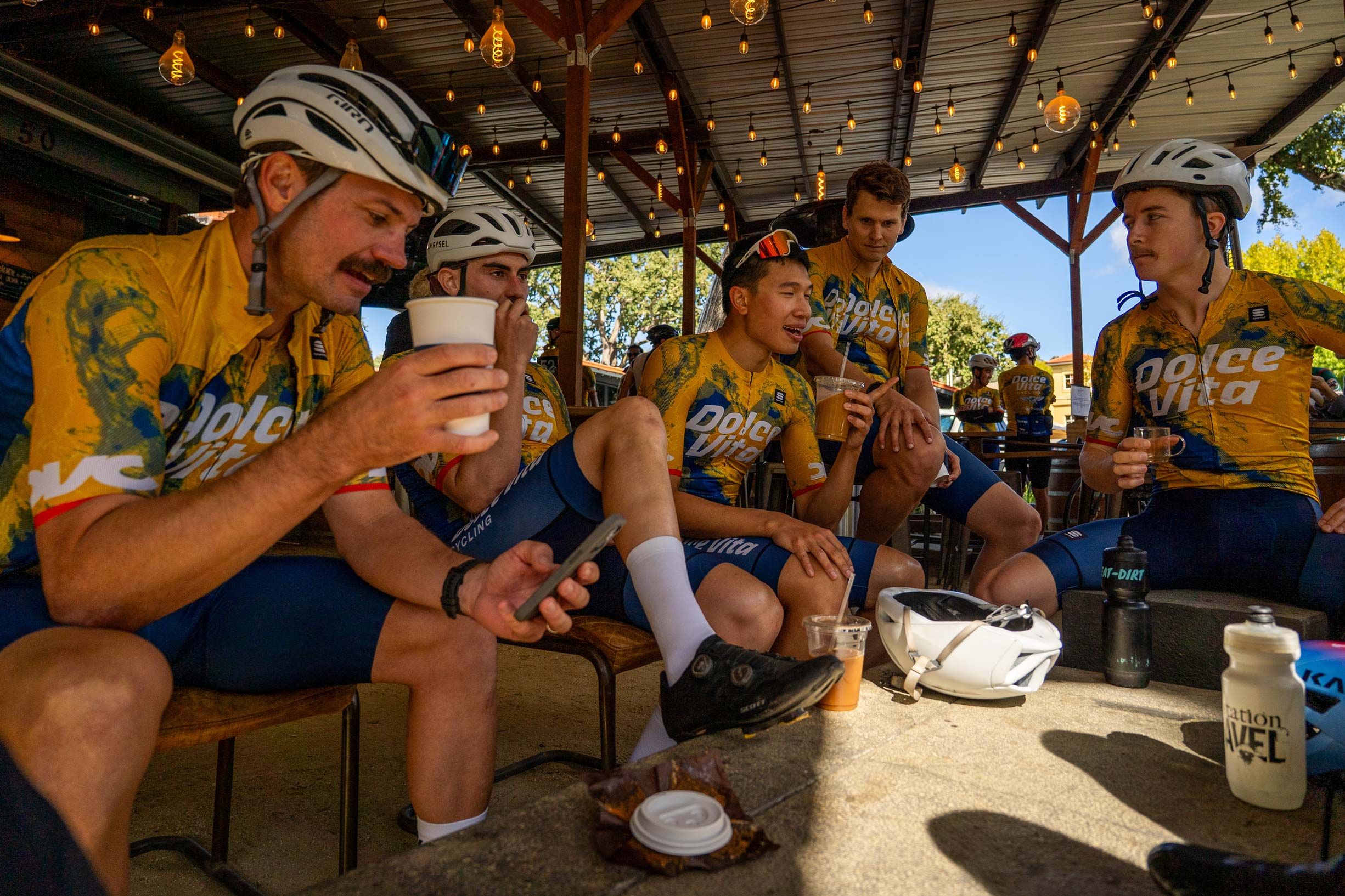 Dolce Vita members at the Lafayette Public House on our Oct 2025 East Bay Recruiting Ride